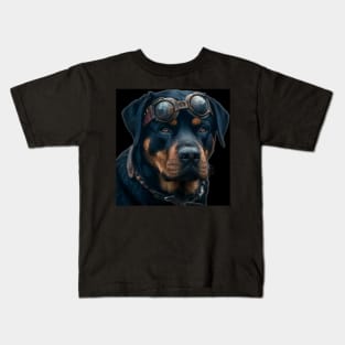 Rottweiler Steampunk Ai Kids T-Shirt